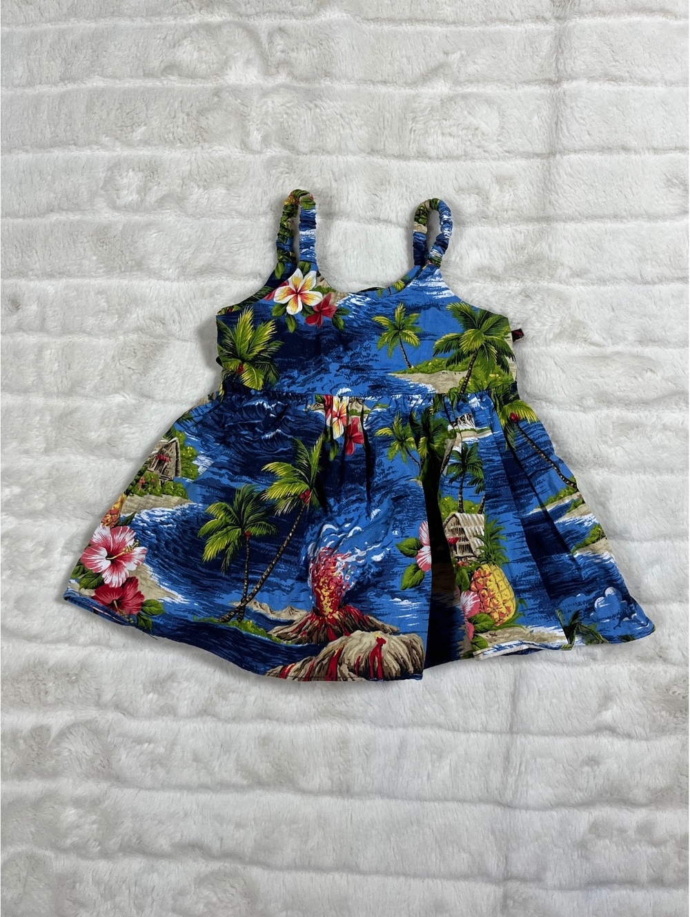 Royal Hawaiian Creations Baby Infant S 3/6M Tropical Cruise Preppy Dress Party